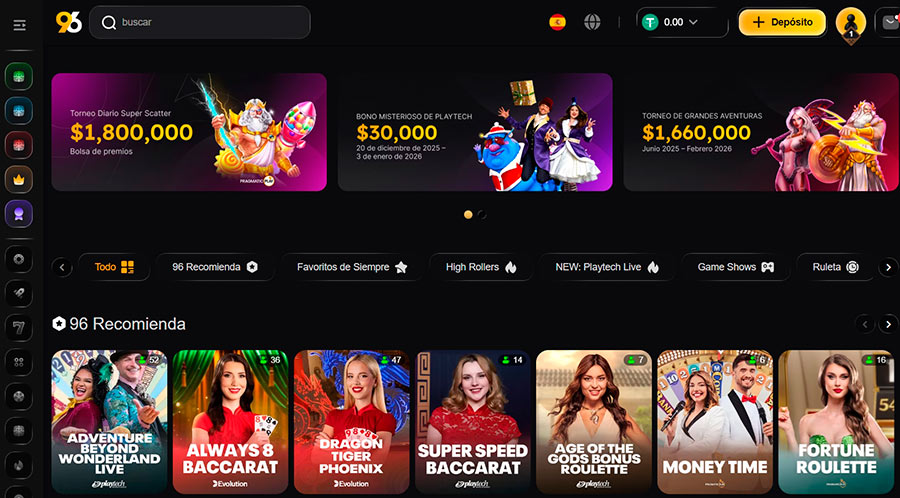 Usabilidad E Interfaz  96com Casino