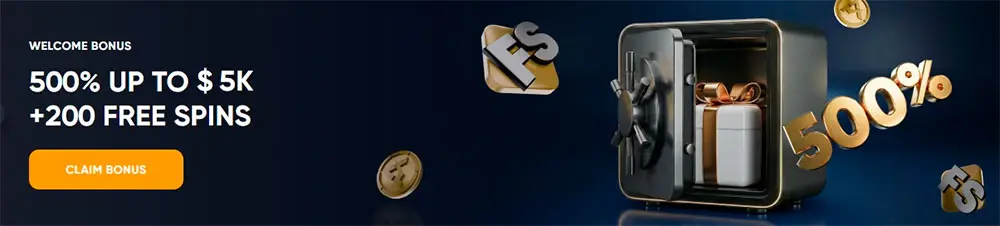 Spinarium Casino Welcome Bonus