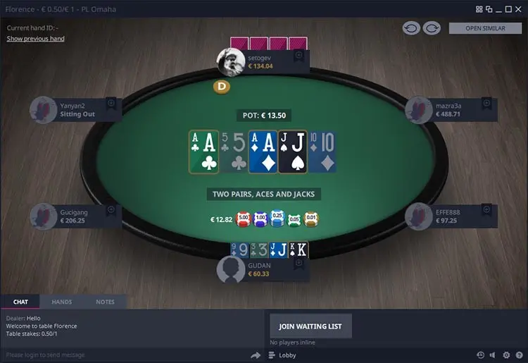 Grey Show Poker стол
