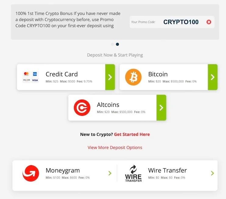 Metodos Deposito Bet Online