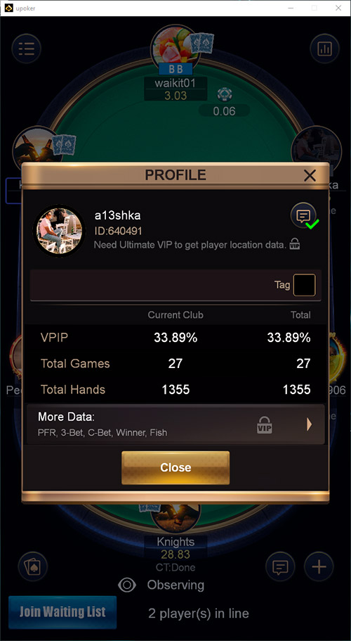 Upoker Stats Ru