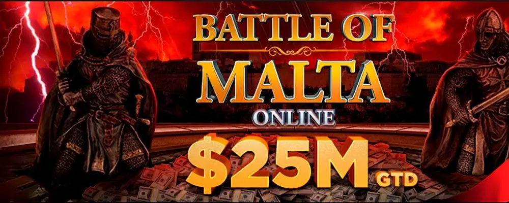 Batalla de Malta Online: $25M GTD en GGPoker desde el 11 de julio del 2021