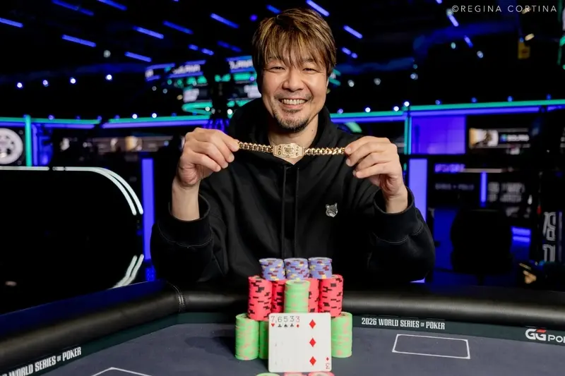 Koji Fujimoto Wins Event 67 Limit 2 7 Triple Draw Championship Wsop 2026