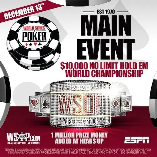 WSOP Main Event ESPN Broadcast