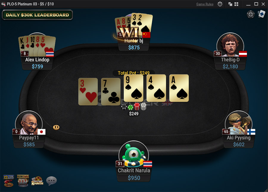 G Gpoker Plo5 Table Lat