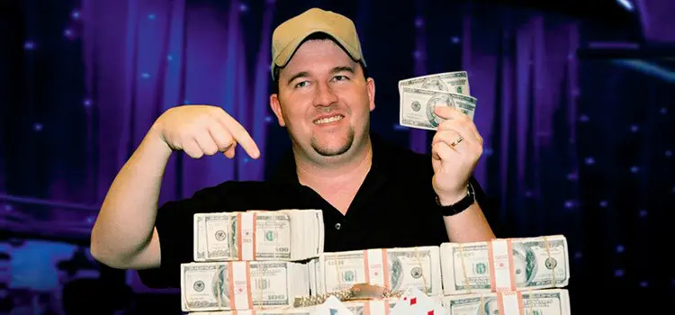 Chris Moneymaker in 2003