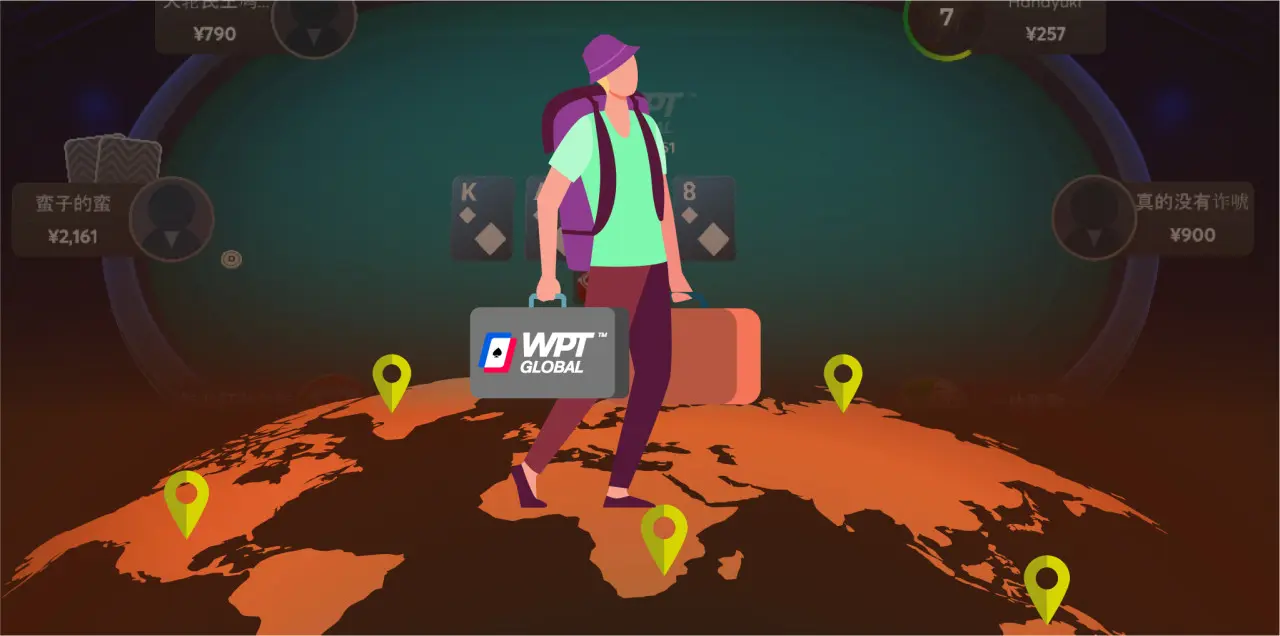 Onde é legalizado jogar no WPT Global — Países e territórios