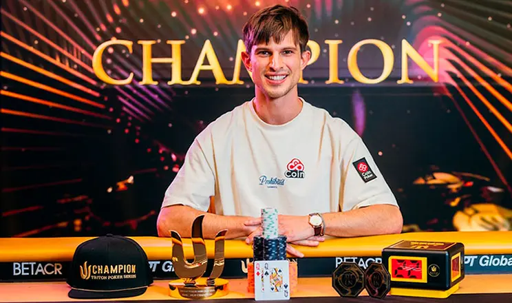 Mario Mosbock Win  Third Event Triton Poker