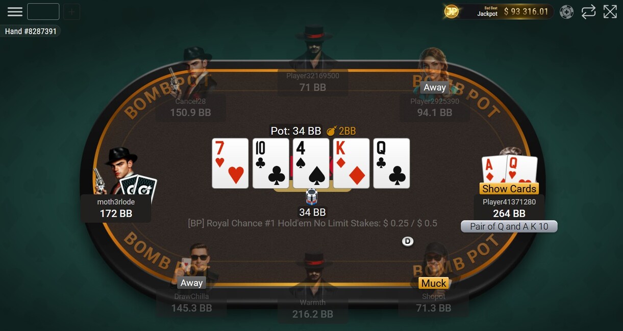 Pinco Poker 8 Max Nlh Table