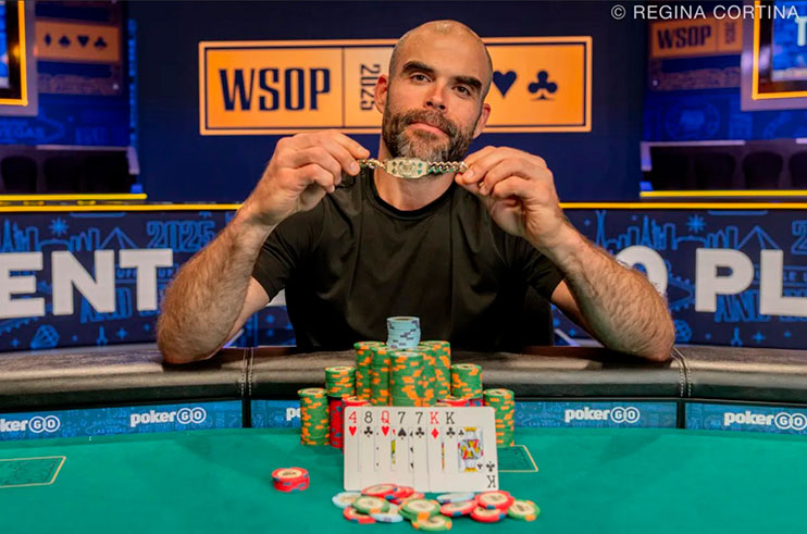 Nick Guagenti gana el Evento 25 del Campeonato de Seven Card Stud WSOP 2025