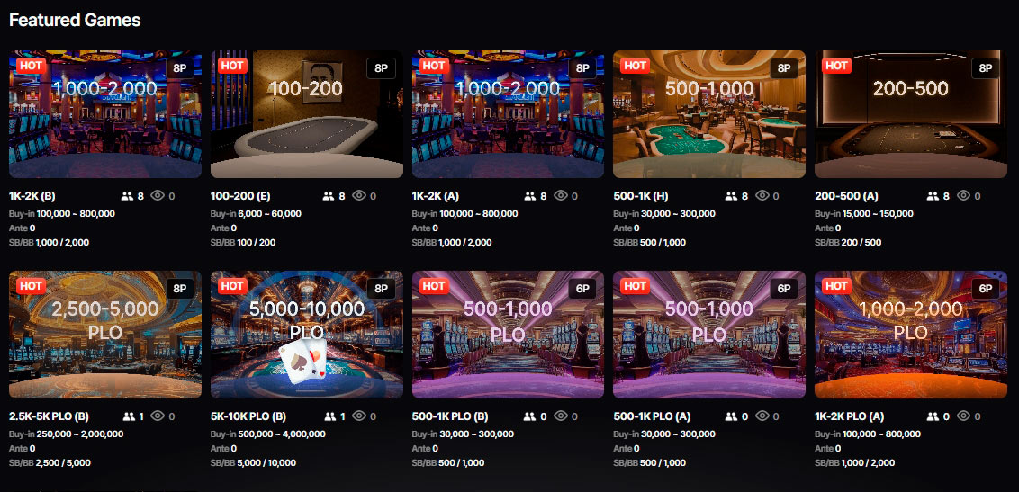 Lucky Bun Poker Games