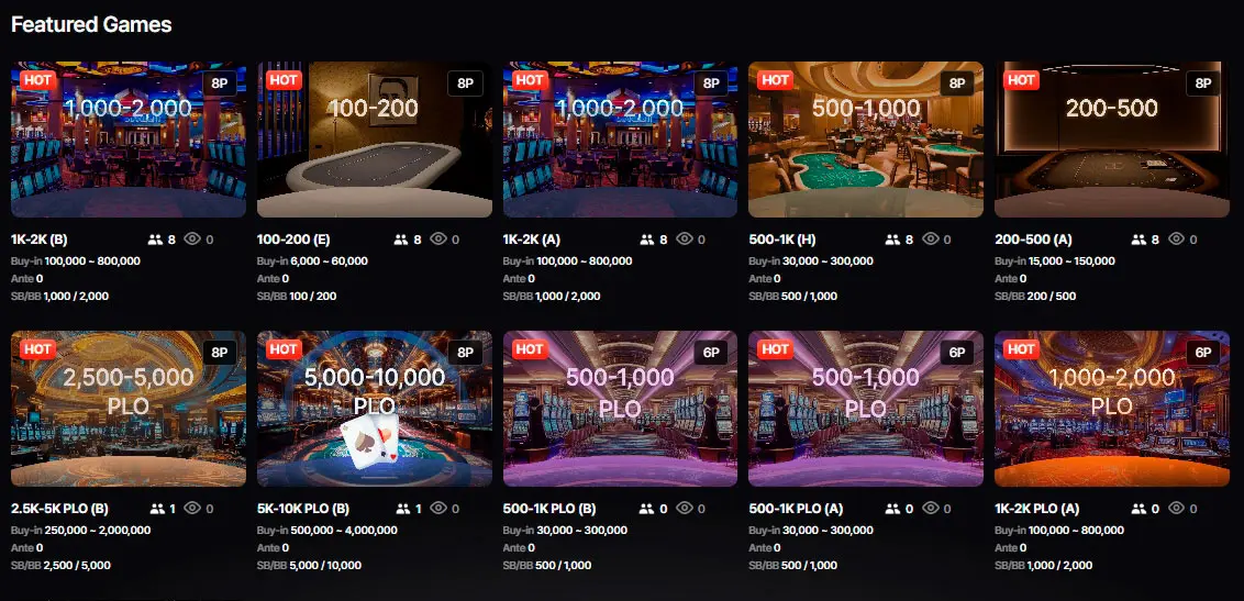 Lucky Bun Poker Games