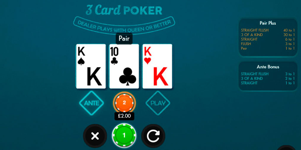 3 Card Poker