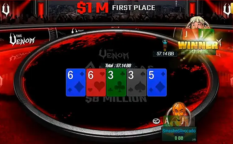 The Venom $8M GTD Final Hand