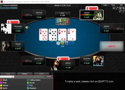 Wwin Poker 9 Max Table Ru