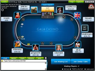 Gala Poker  Table En