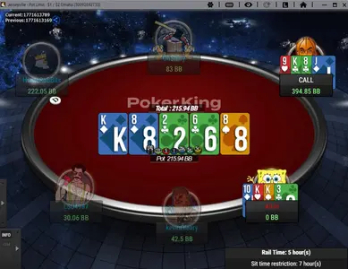 Poker King New Plo Table