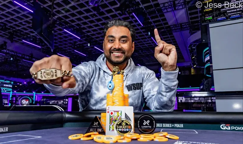 Prashanth Nataraj Wins Event 59 Salute to Warriors Wsop 2026