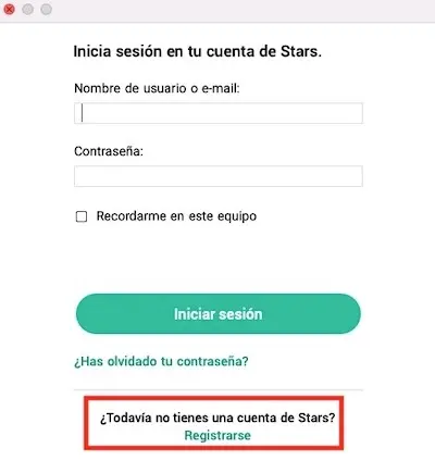 Proceso de creación de nueva cuenta en PokerStars