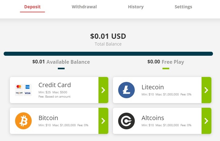 Tigergaming Deposit Methods