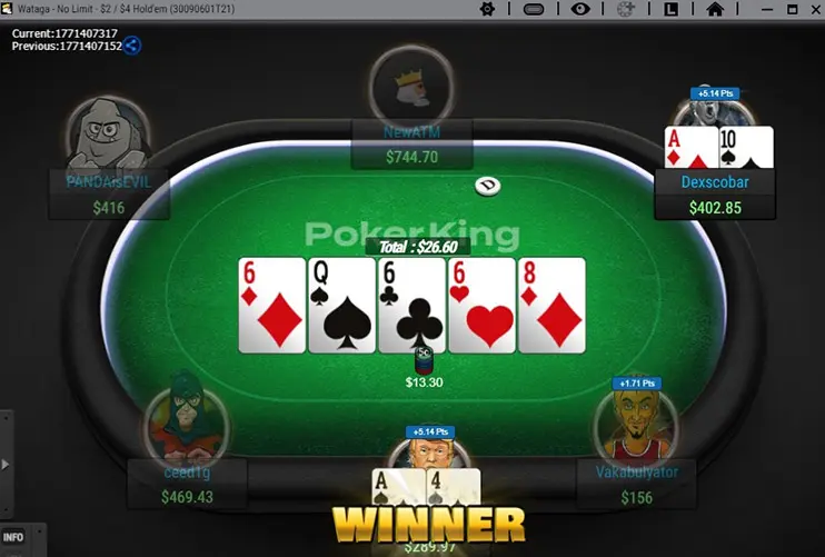 Poker King 2.0 новый стол