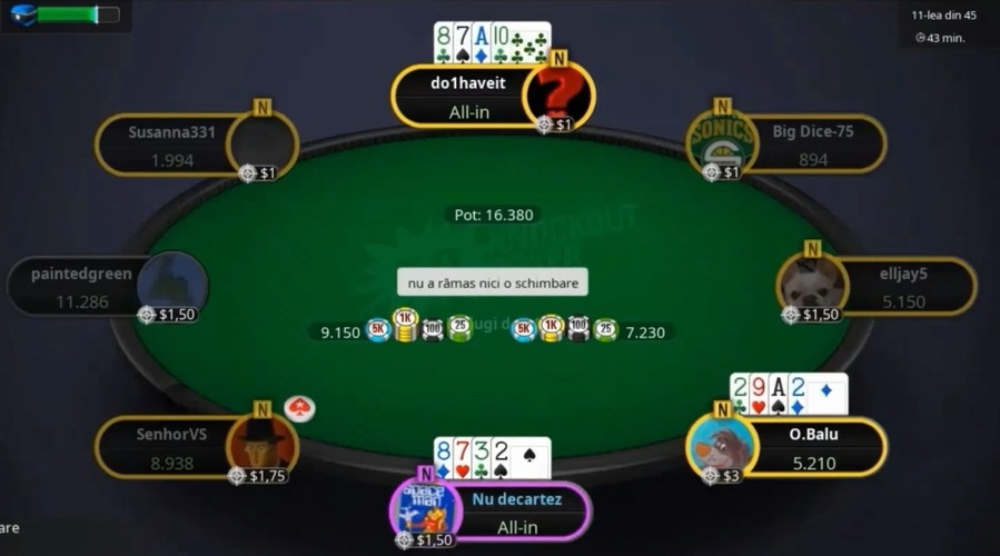 Столы по бадуги на Pokerstars