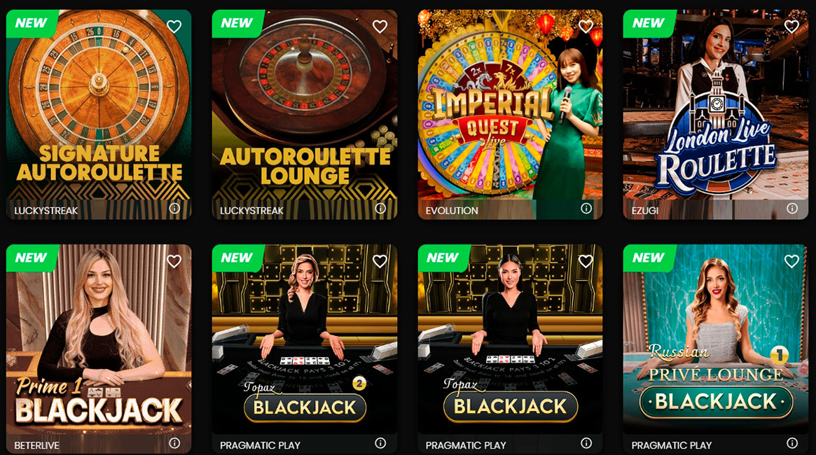 Chipstars Casino Live Games