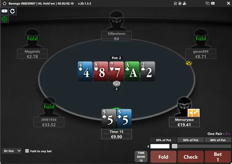 Betfair-poker-layout