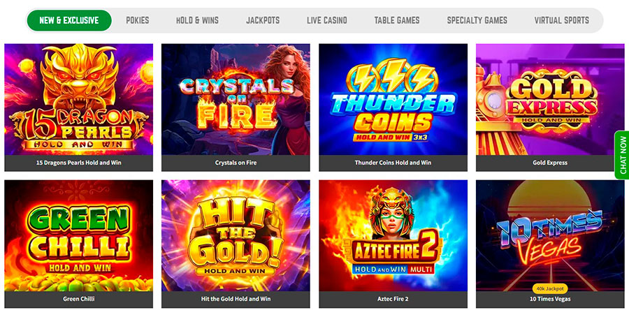 Joe Fortune Casino Games