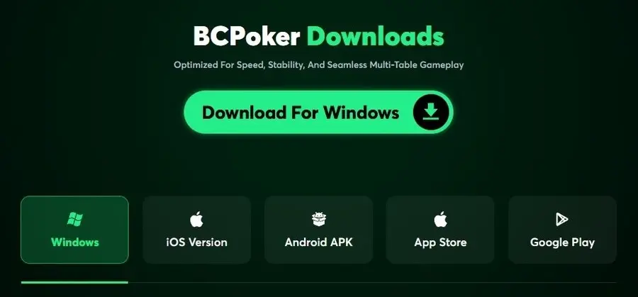 Bcpoker Download Page