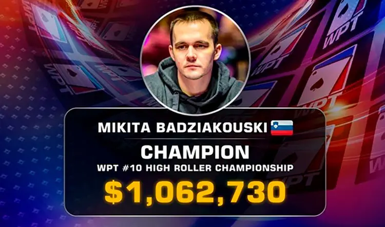 Никита Бодяковский выиграл миллион в турнире WPT Online