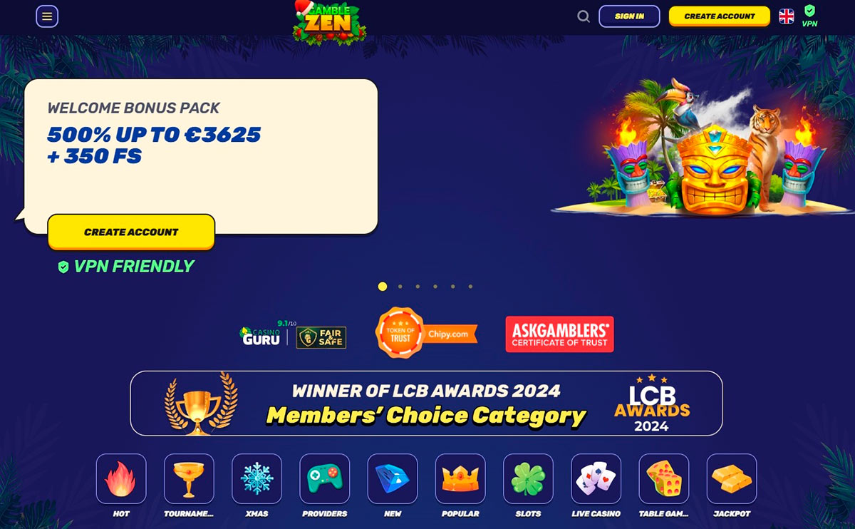 Gamblezen Casino Site