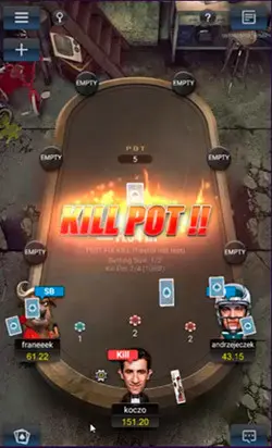 Kill Pot en PokerBros