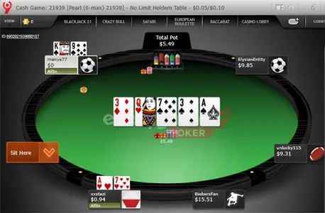 Evergame Poker 6 Max Holdem Table Lat