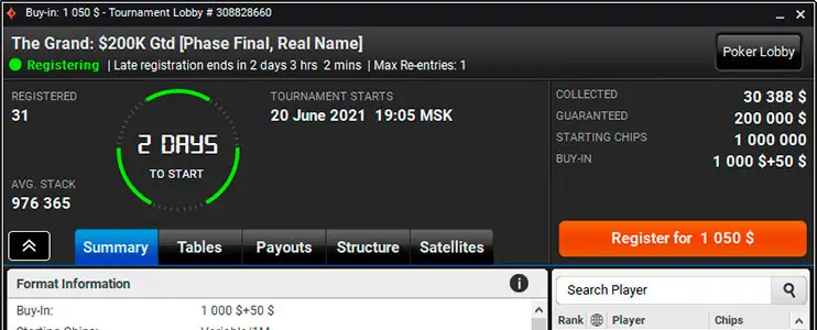 partypoker The Grand