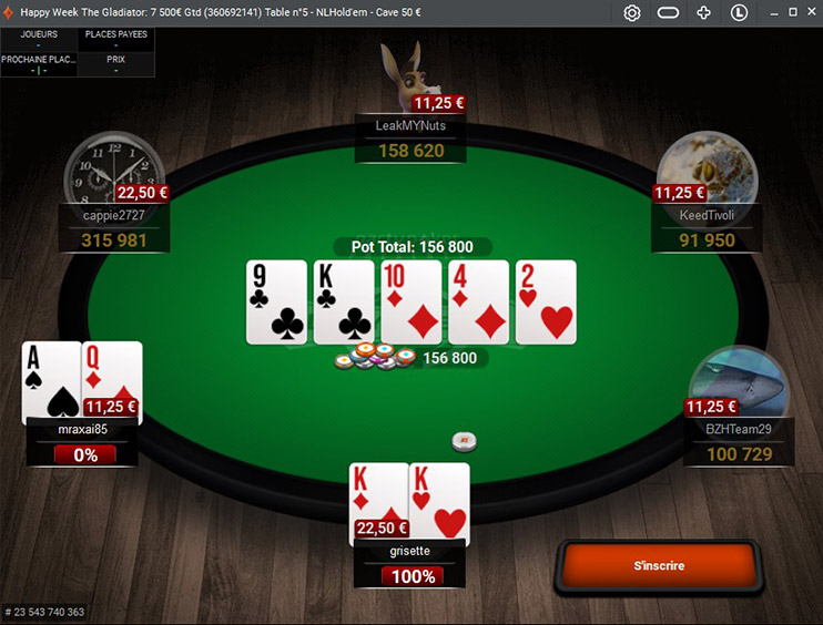 Party Poker Fr Mtt Table