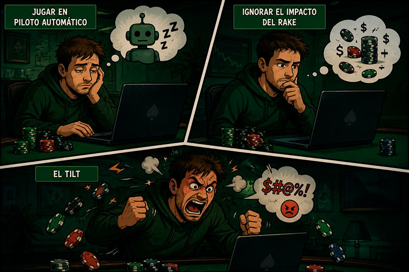 Errores Comunes Al Jugar Poker Online