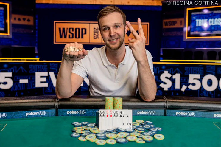 Andrey Zhigalov gana el Evento 39: H.O.R.S.E. de $1,500 en las WSOP 2025