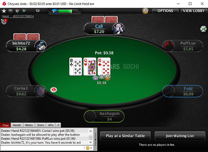 Poker Stars Sochi Cash 2