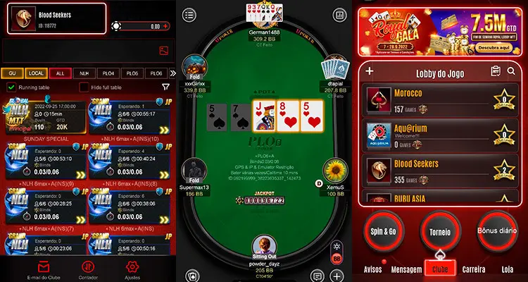 Software do Upoker app