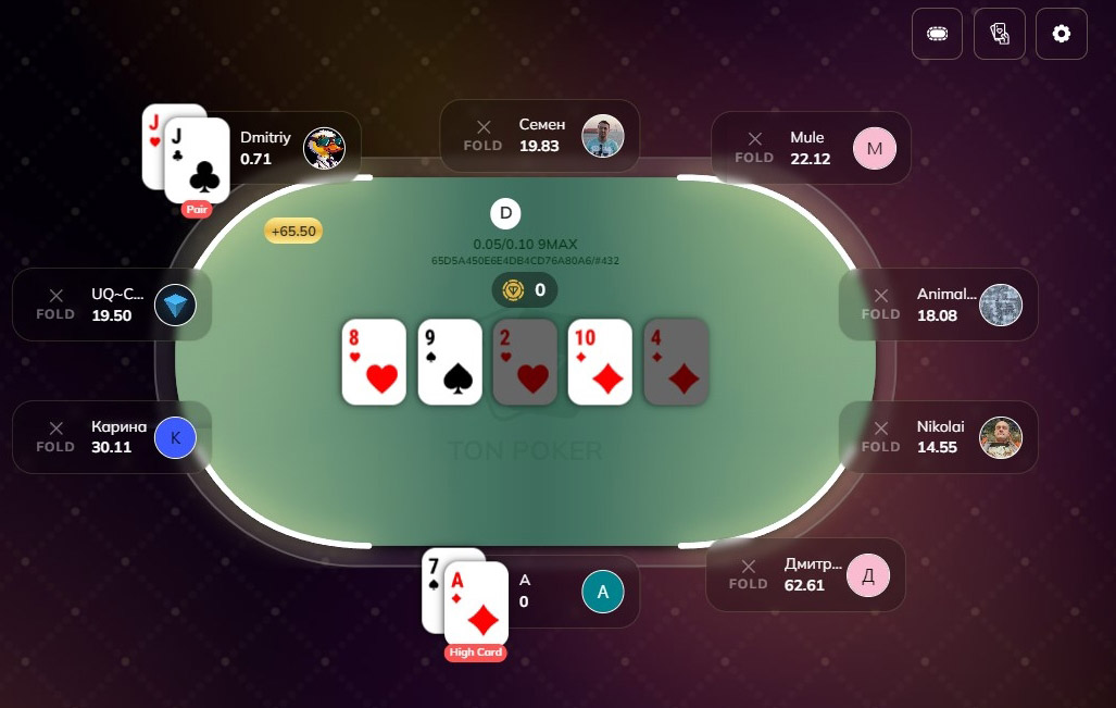 Ton Poker 9 Max Table