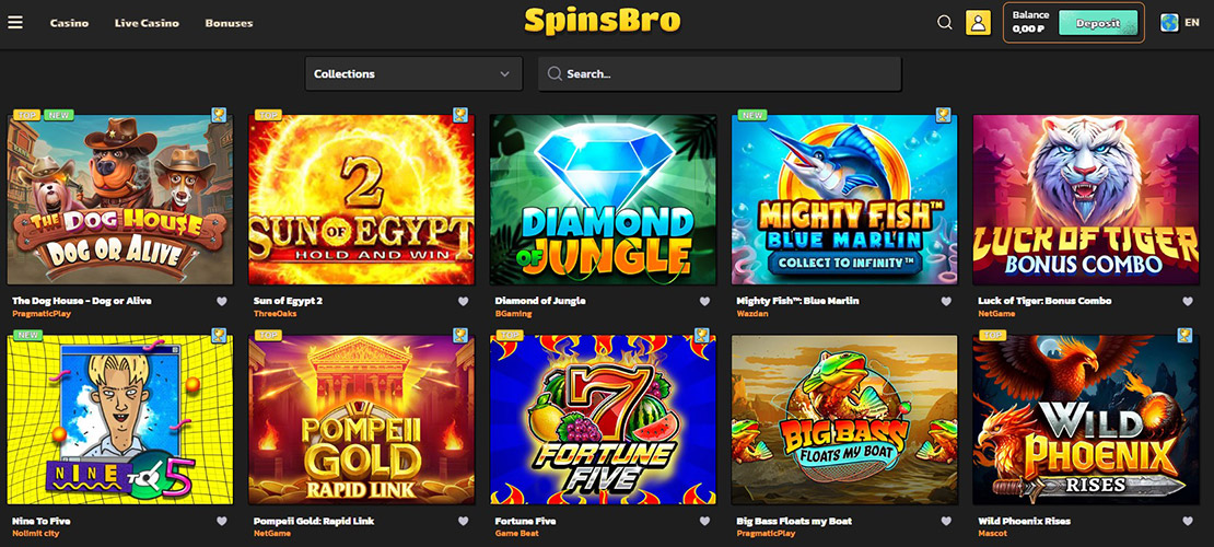 Spins Bro Casino Slots