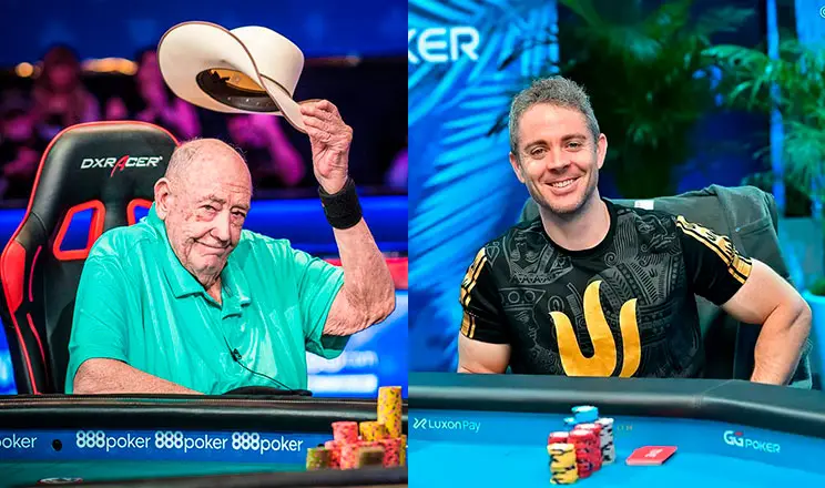 Doyle Brunson and Benjamin Tollerene