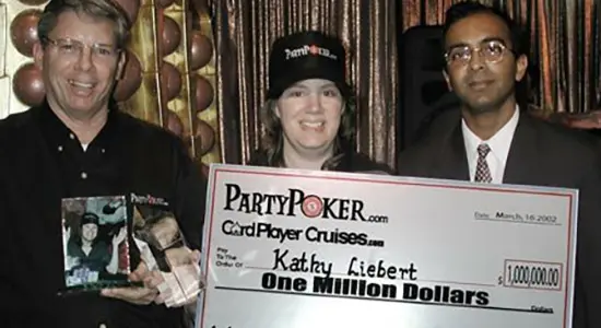 Кэти Либерт  выиграла турнир Party Poker Million Cruise