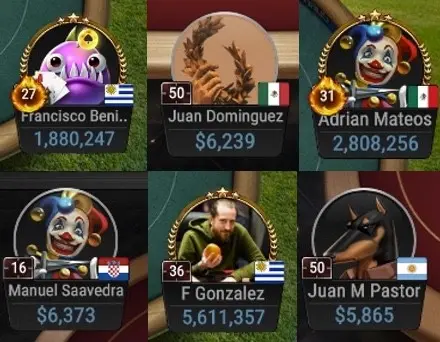 Varios jugadores de habla hispana utilizan sus nombres reales en las mesas de GGPoker