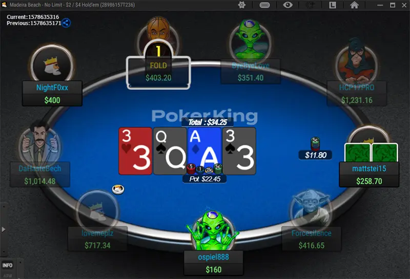 Poker King 9 Max Table En