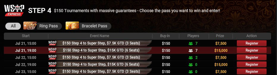 Wsop Express Satellite GGPoker Step4