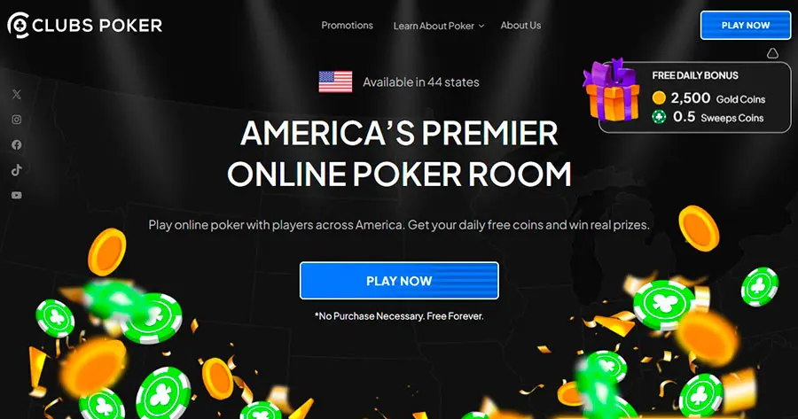 Clubs Poker Site