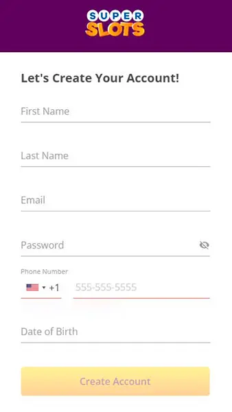 How to Register at Super Slots Casino