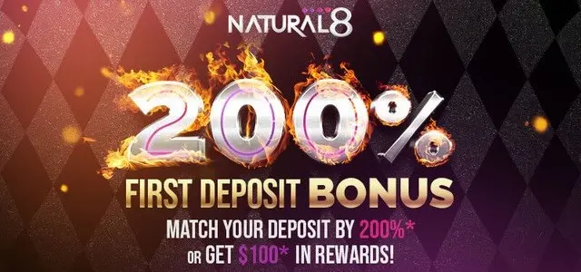 Natural8 First Deposit Bonus